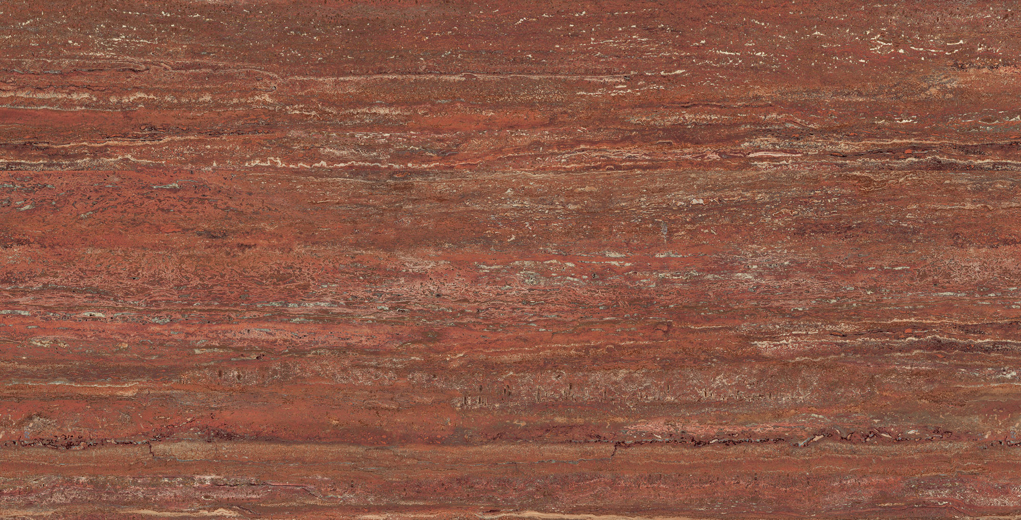 Italgraniti Travertino Rosso Vein Cut Sq. 160X80 TR07GA