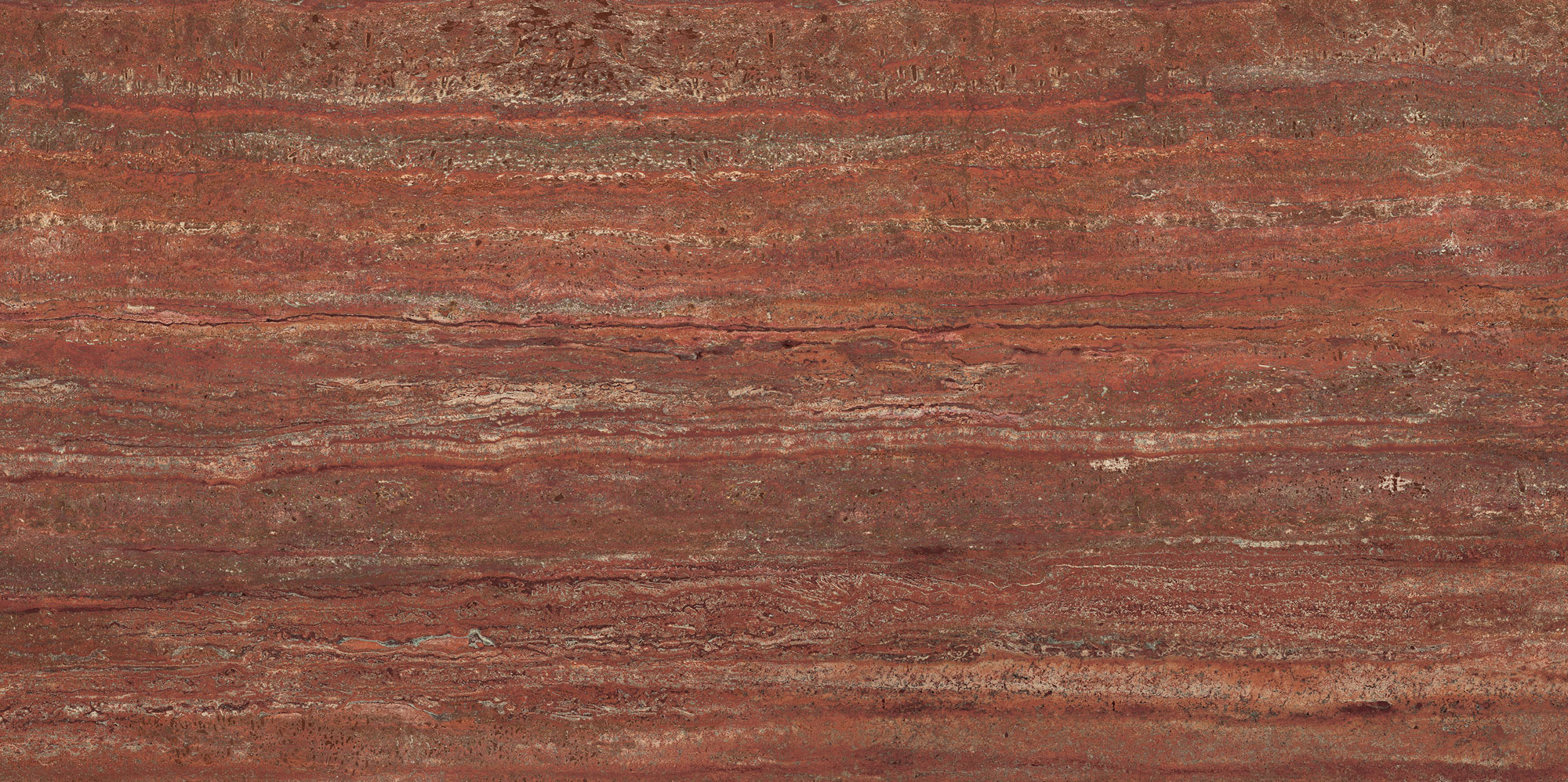 Italgraniti Travertino Rosso Vein Cut Sq. 160X80 TR07GA