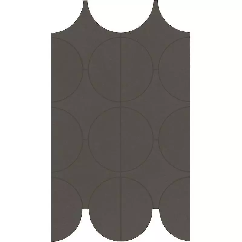 Marazzi Cementum Carbon Mosaico Cerchi M9Y4