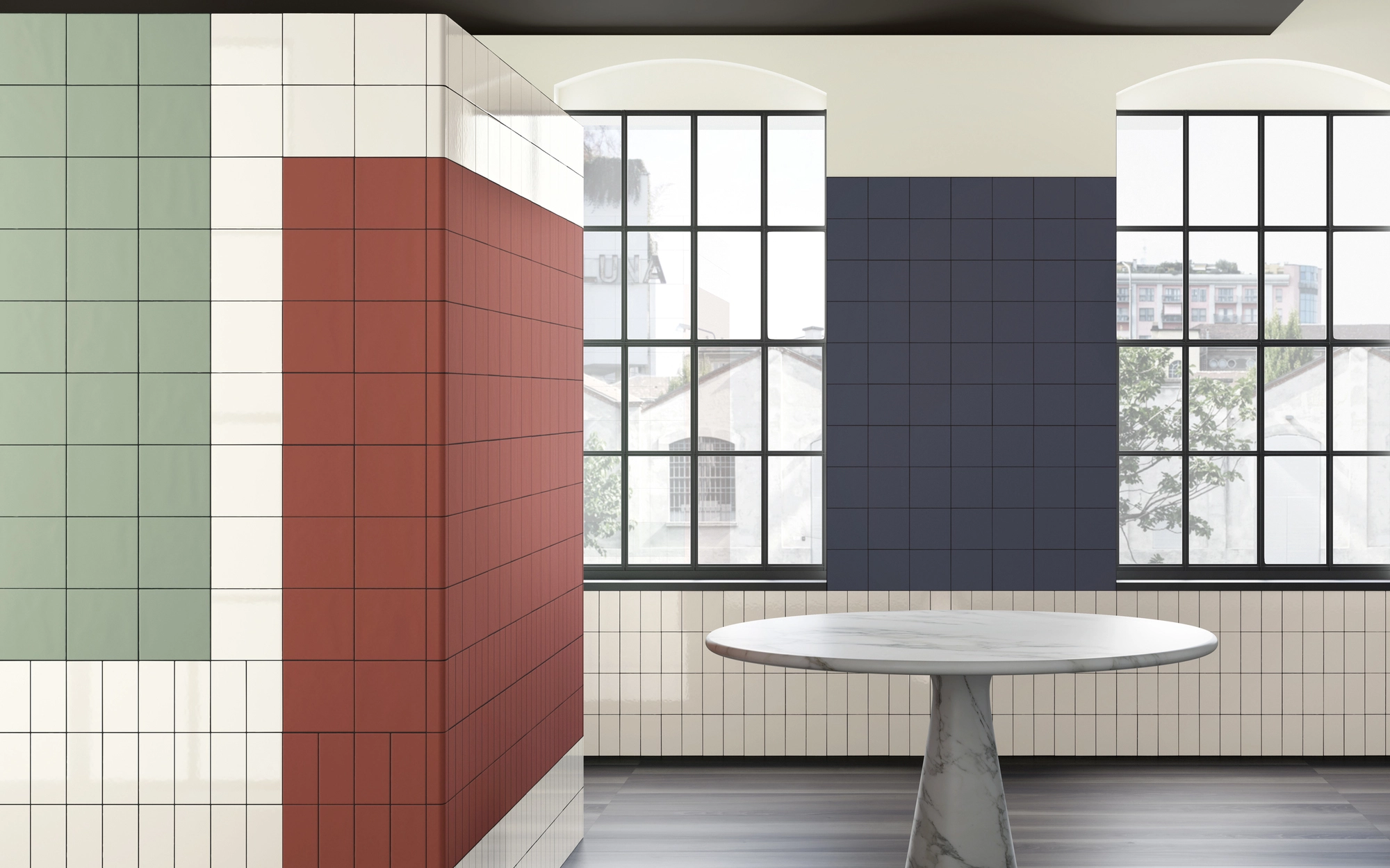 Mutina Din Dark Blue Matt 7,4X15 KGDM25