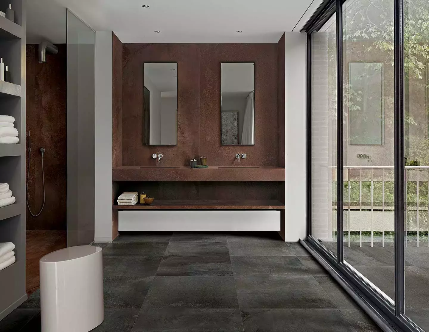 Floor Gres Flowtech Burnished Nat.6Mm 120X240 Ret 756647