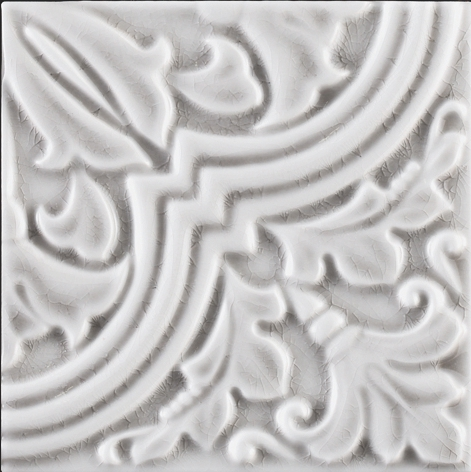 GRAZIA ALGARVE 13X13 ARGENTO CRAQUELE ALGA5