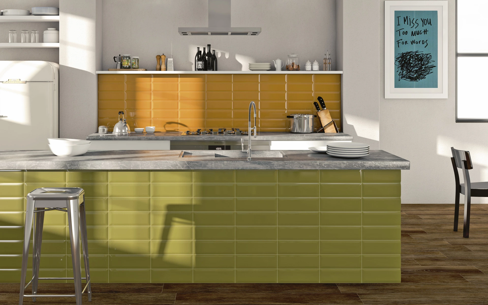 Iris Ceramica 10X30 Adamas Viridis 754974