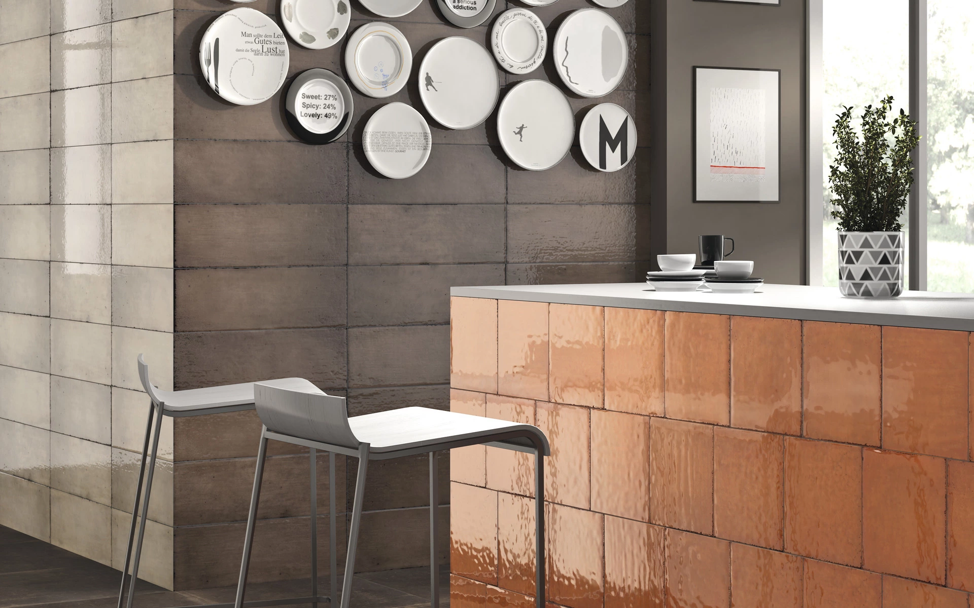 Iris Ceramica 10X30 Maiolica Arancio 754981