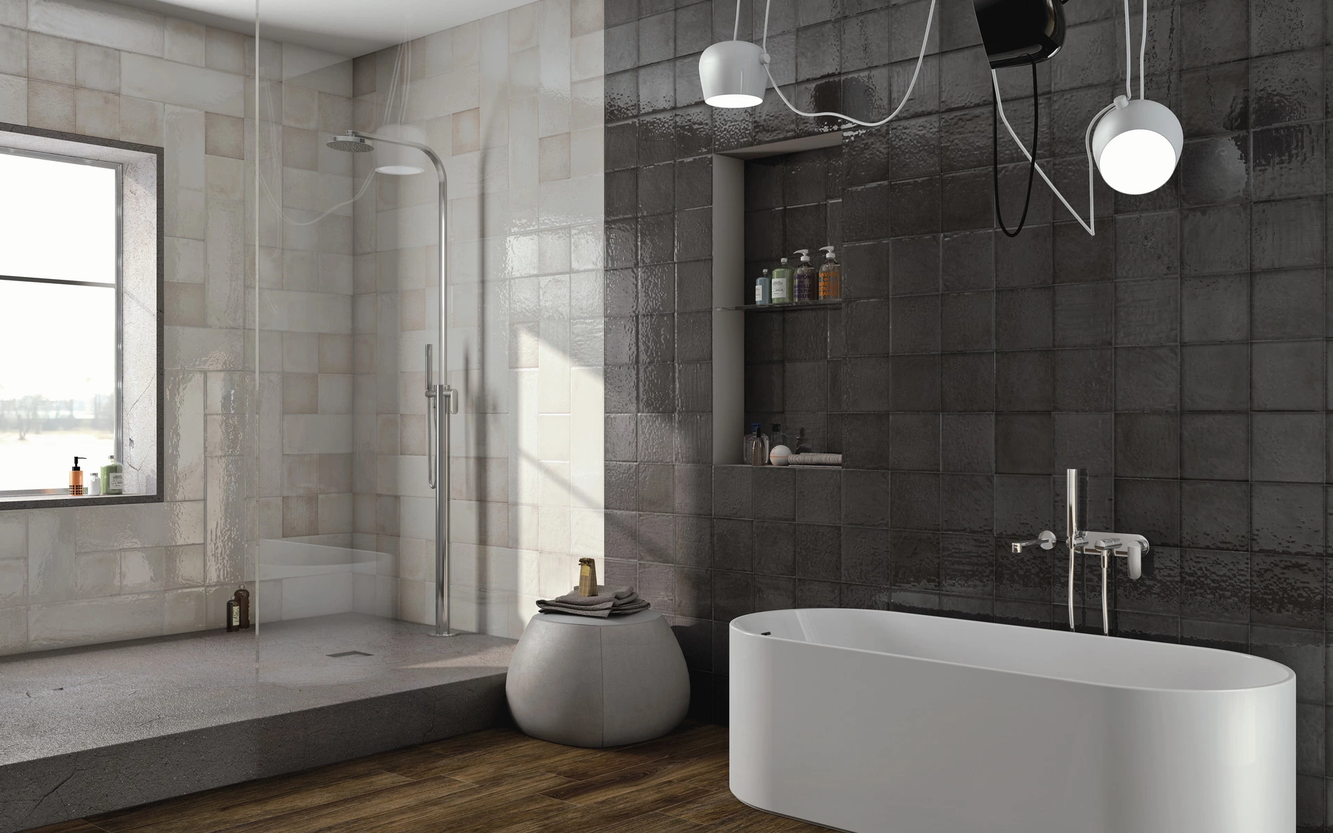 Iris Ceramica 10X30 Maiolica Grigio 754986