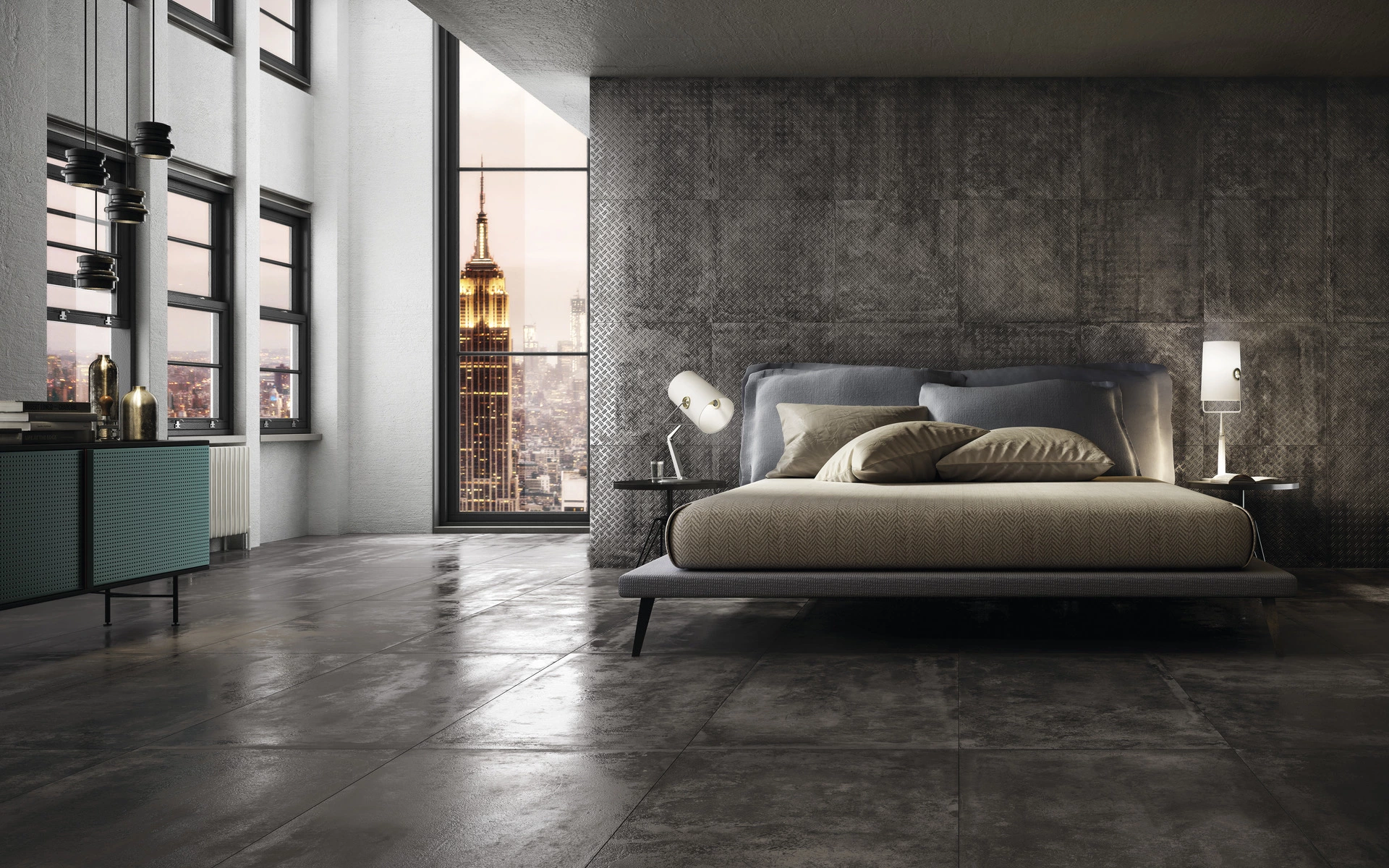 Iris Ceramica 60X30 Boss Metal.Red Sq. 863292