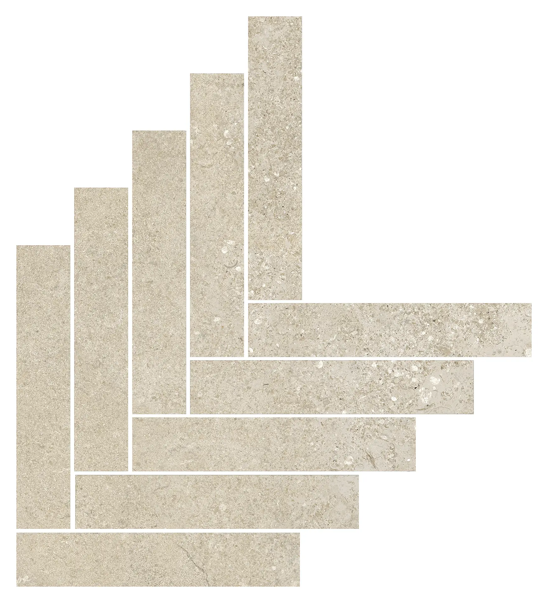 Ragno Kalkstone Sand Mosaico Freccia RANU