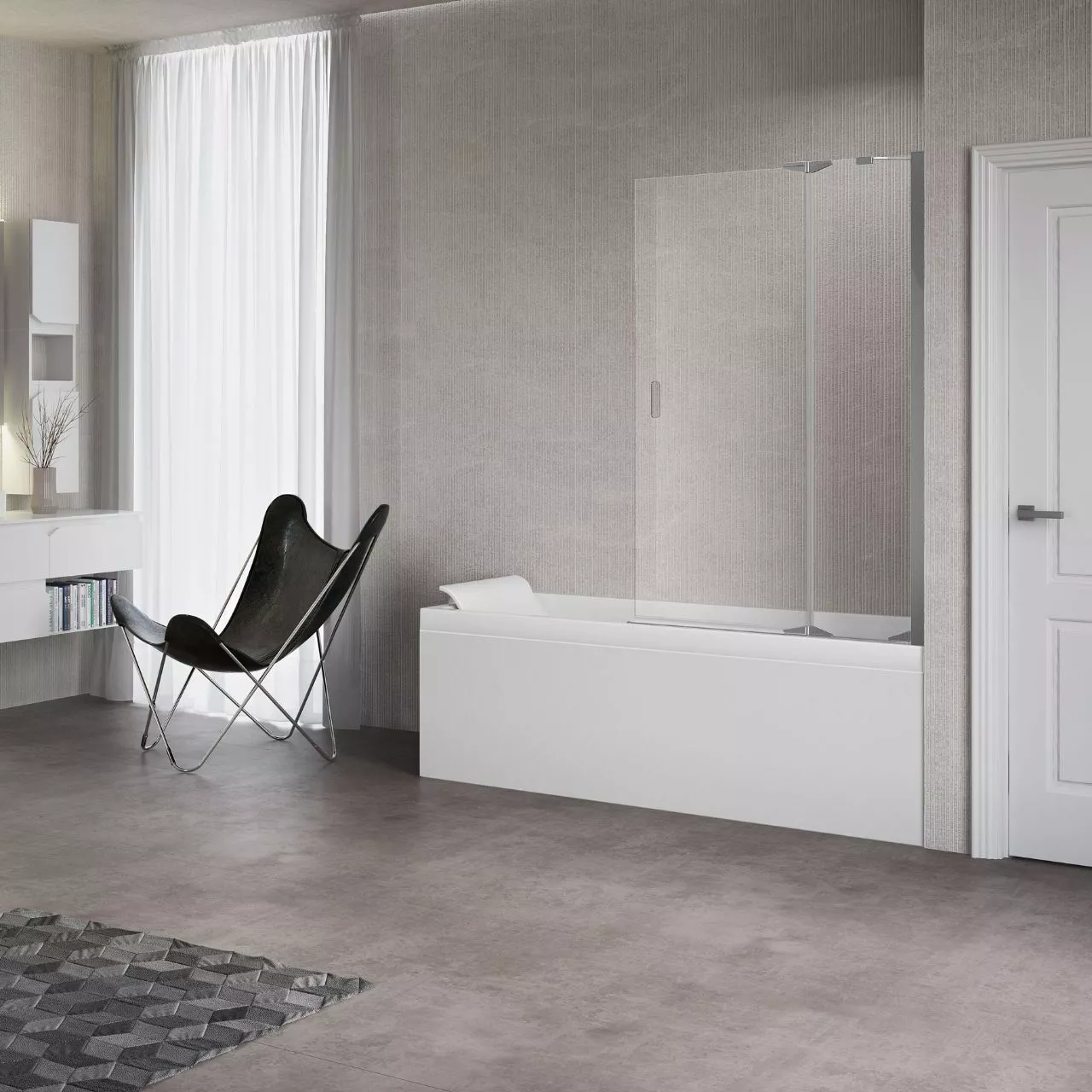 Parete vasca Novellini KUADRA3V