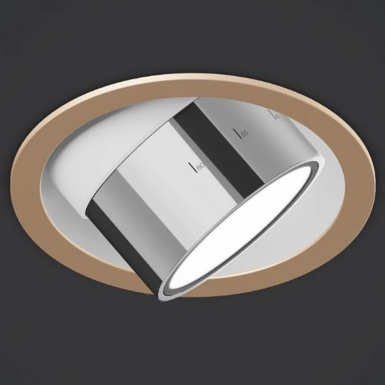 lui piano - Deckenlampe mattweißes Rohr