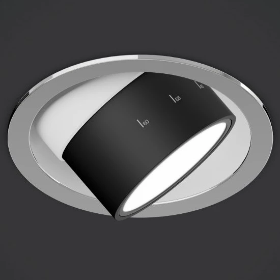 lui piano - Deckenlampe mattweißes Rohr