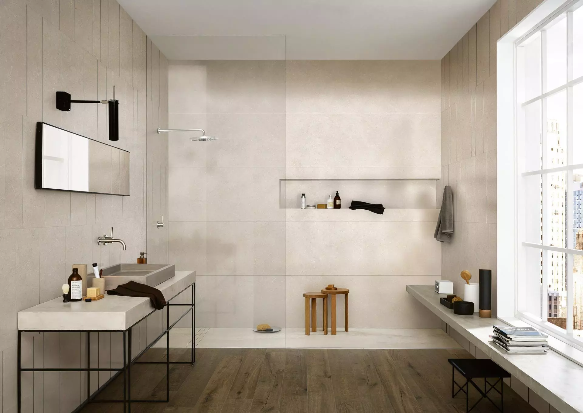 Marazzi Magnifica Limestone Taupe Str Mikado M7AD