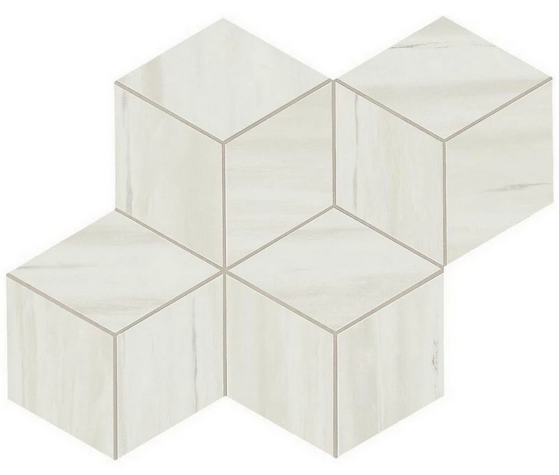 Atlas Concorde Marvel Bianco Dolomite Mosaico Esag. Lapp.  AS2G