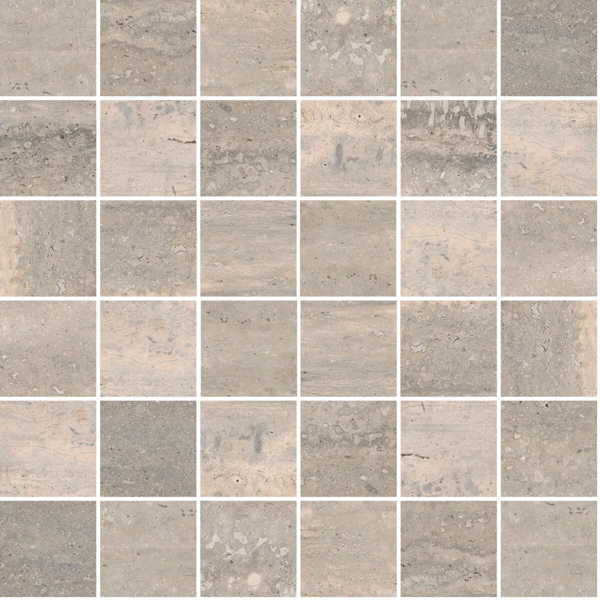 Marazzi Mystone Travertino Silver Mosaico M9P0