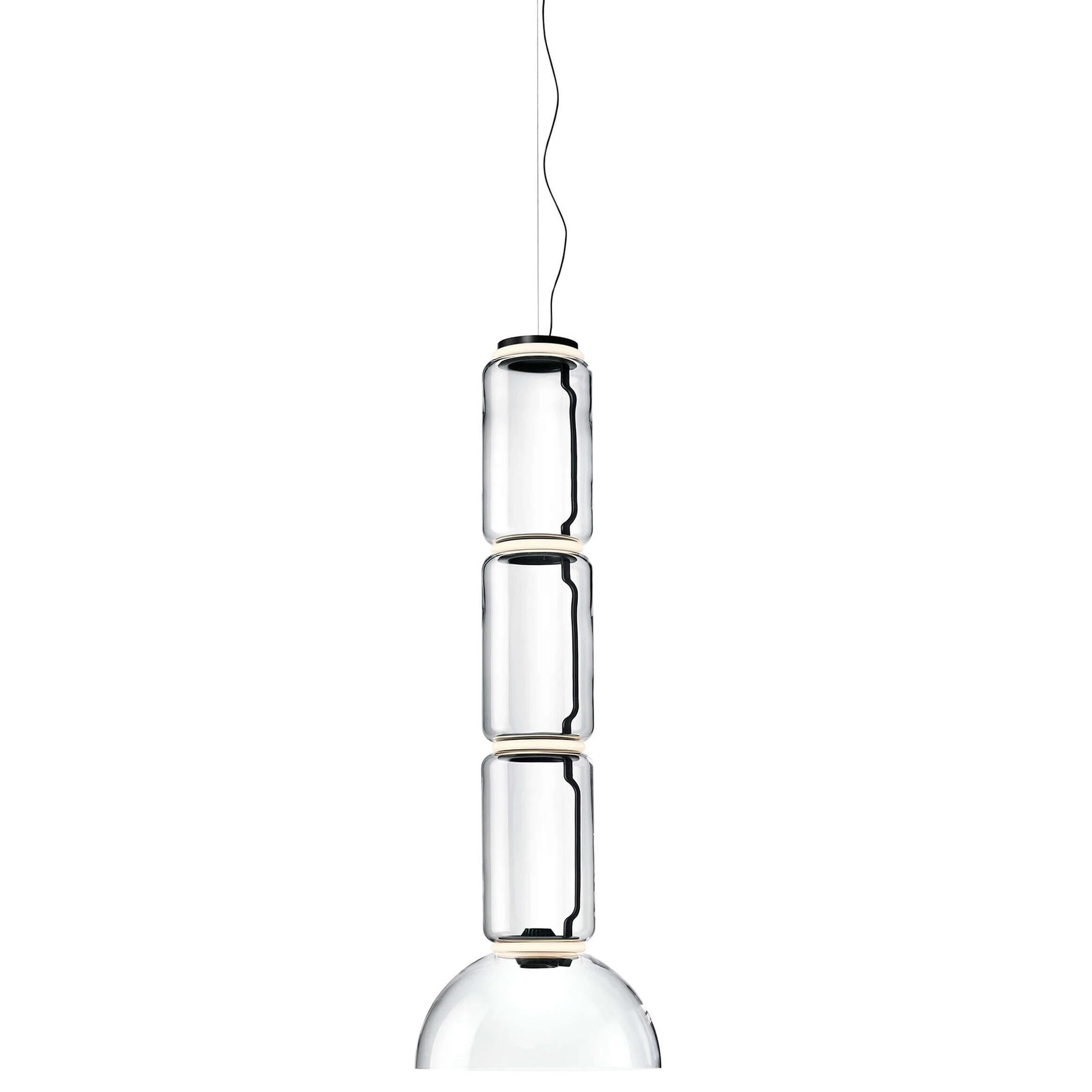 Suspension FLOS F0274000 Noctambule Suspension 3 Low Cylinder Bowl