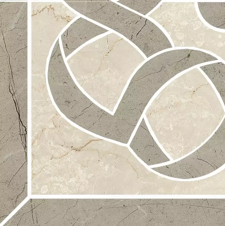 Refin Prestigio Botticino Fascia Classic Lucido Ang.Dx R 15X15 LZ02