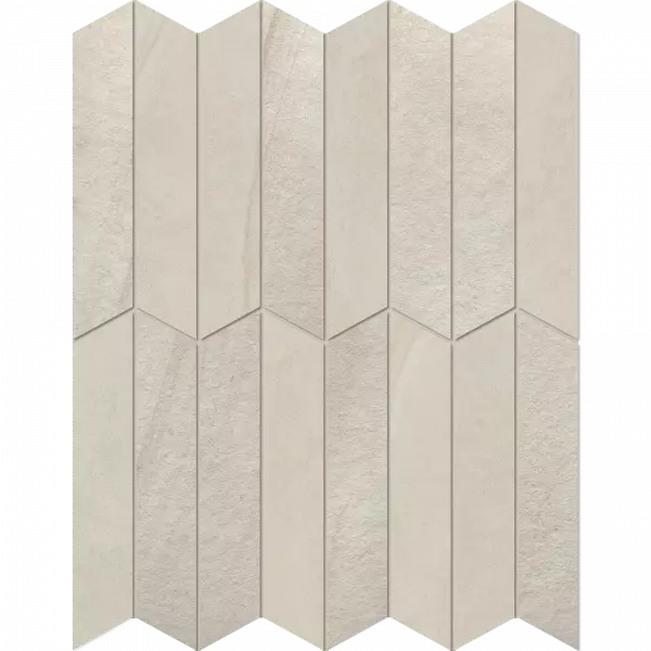 Refin Sublime Grey Plisse' Mosaico Mix R OU17