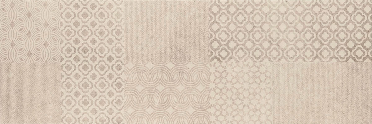 Marazzi Stone_Art Dec Pattern Ivory M04S