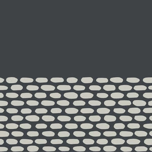 Mutina Tape Cobble Half Black 20,5X20,5 RETA43